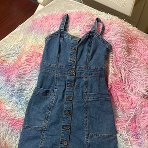 Denim Blue Dress, Adult Small
